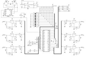 Схема конвертора DMX-512 в 6 каналов 0-10 Вольт